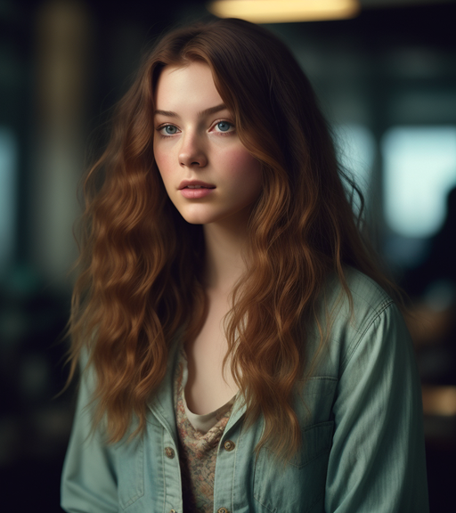 Long hair - Free AI Photo Generator - starryai