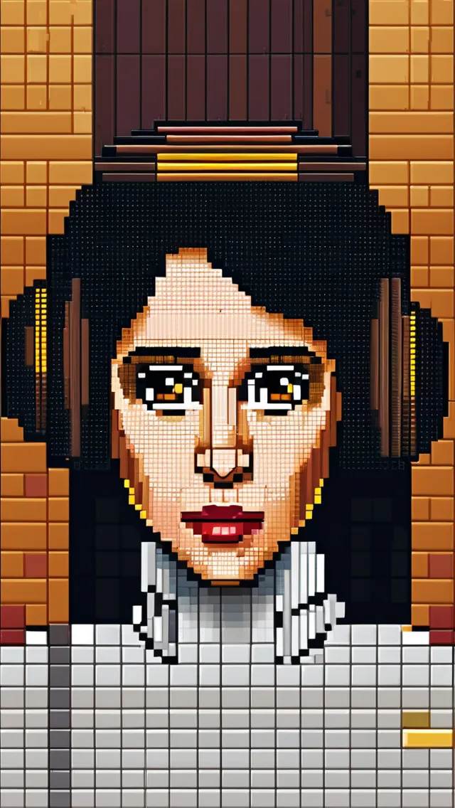 Pixel art portrait of Collection