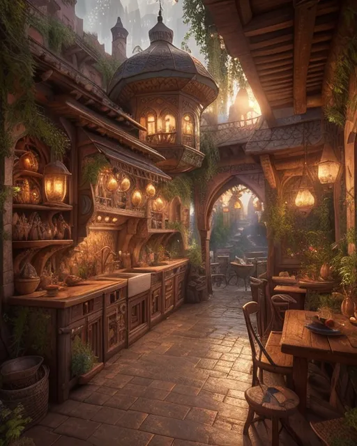 Show me another world., Rustic, Serene, Hyperdetailed, Morocco, Gossamer, Whimsical, Vibrant, Ethereal, Photorealistic, Deviantart, Digital Painting, Digital Illustration, Extreme Detail, Digital Art, 8k, Ultra Hd, Photorealistic, Unreal Engine, Cgsociety, Cryengine