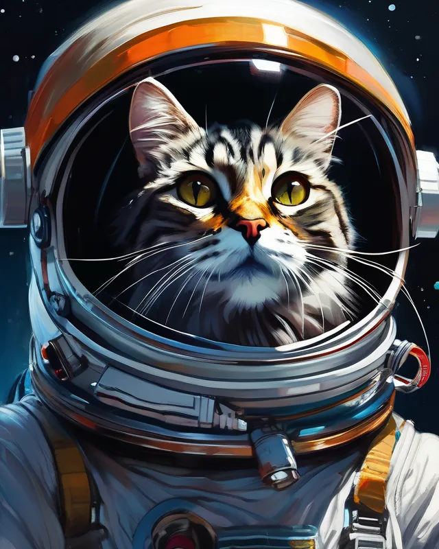 Catstronaut - AI Photo Generator - starryai