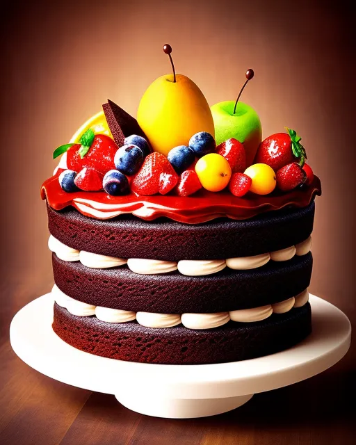 Chocolate Cake - Free AI Photo Generator - starryai