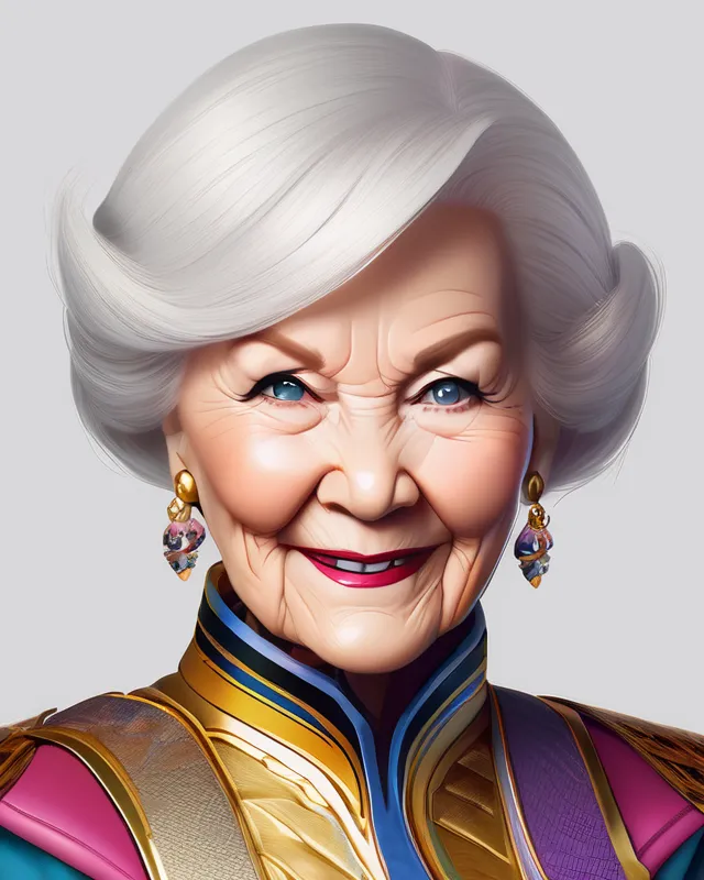 Mortal kombat, Betty white versus - AI Photo Generator - starryai