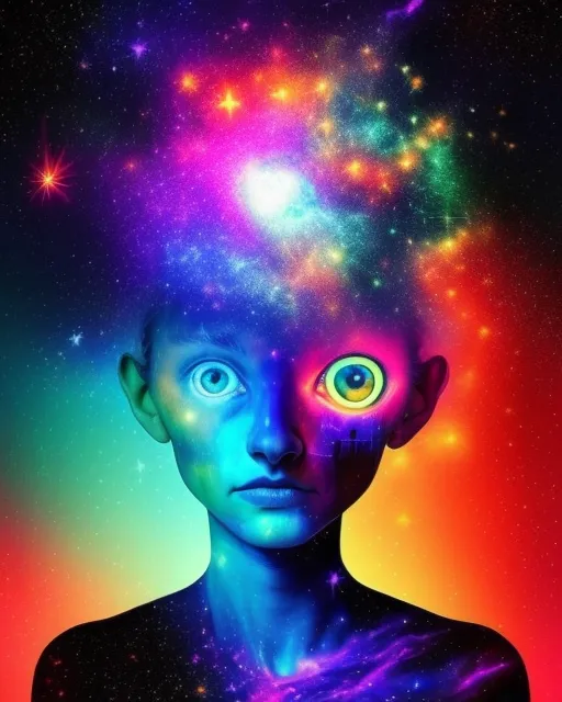 A visual idea a confused insane - Free AI Photo Generator - starryai