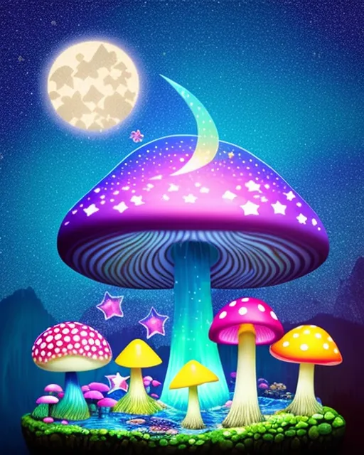 Shroomies - Free AI Photo Generator - starryai