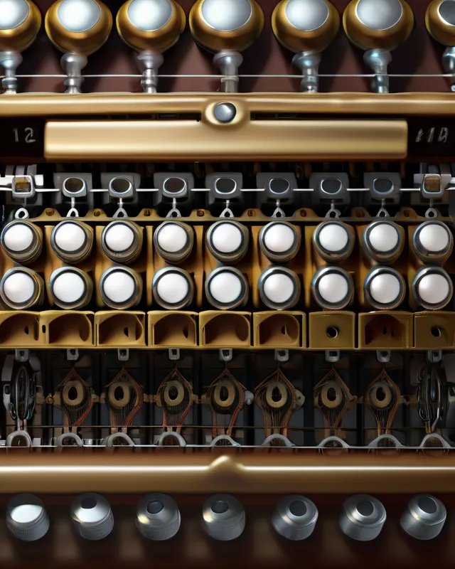 Enigma Machine, digital painting, - Free AI Photo Generator - starryai
