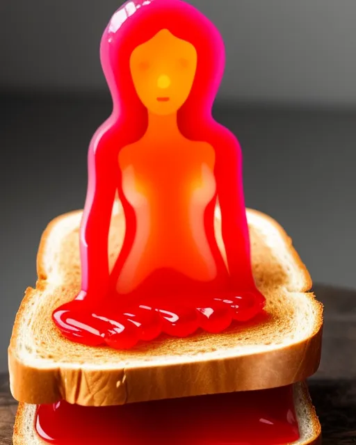 Woman made jelly - Free AI Photo Generator - starryai