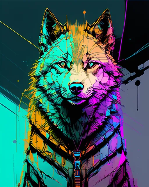 Wolf - Free AI Photo Generator - starryai