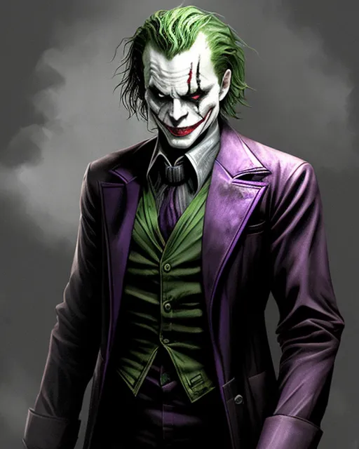 The Joker as a resident evil malgamation, concept art