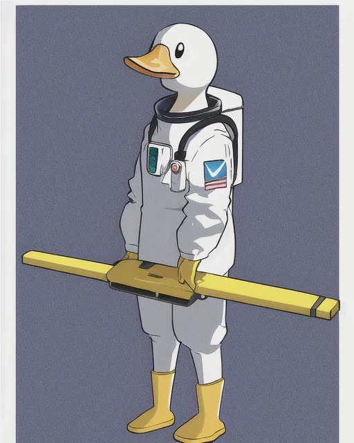 Duck astronaut 