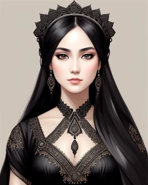 Beautiful girl, goddess face, detailed - AI Photo Generator - starryai