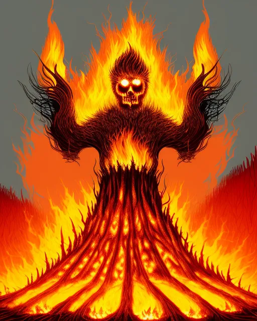 fire entities - Free AI Photo Generator - starryai