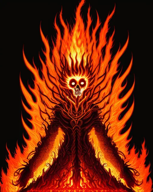 fire entities - Free AI Photo Generator - starryai