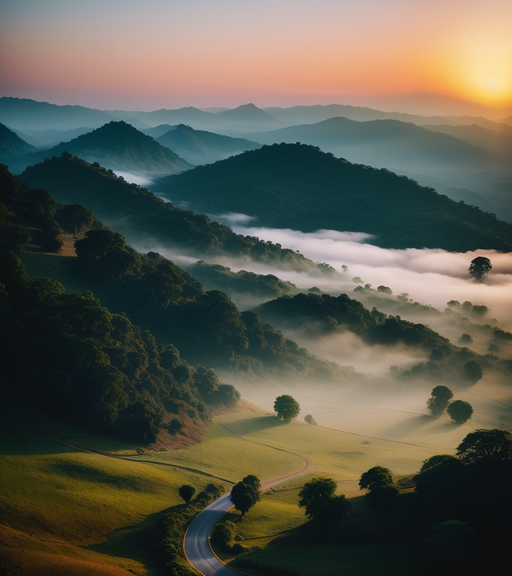 A landscape Indian countryside