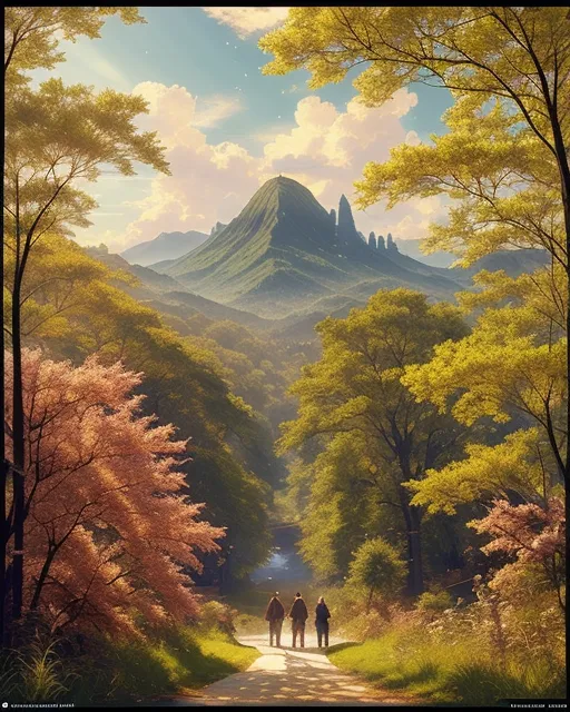 Beautiful Landscape - Free AI Photo Generator - starryai