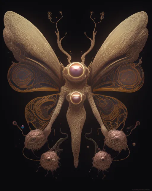 biomorphism cute intricate hollow - Free AI Photo Generator - starryai
