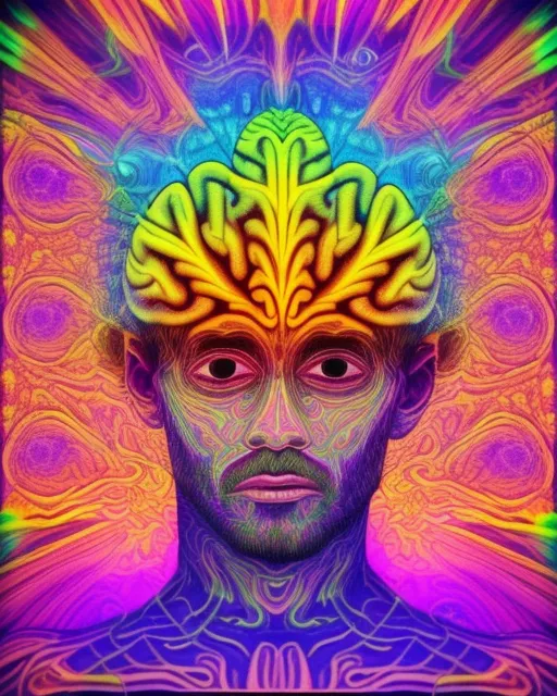 My brain high on dmt 