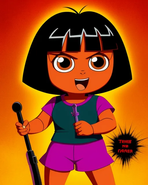 Dora as a baddie Dora destroyer - Free AI Photo Generator