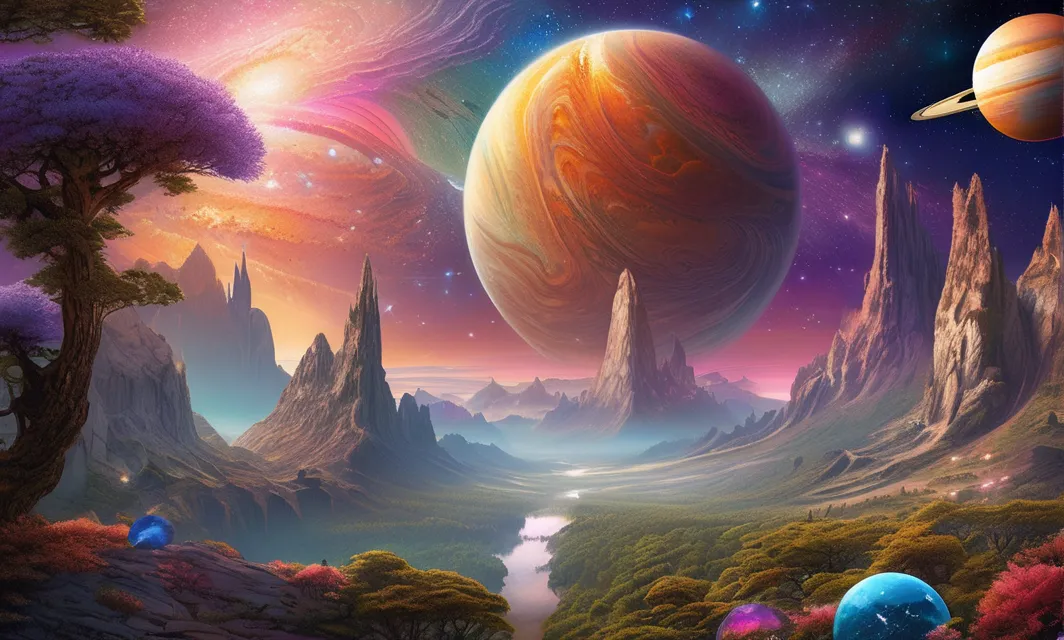 beautiful fantasy landscape, - Free AI Photo Generator - starryai