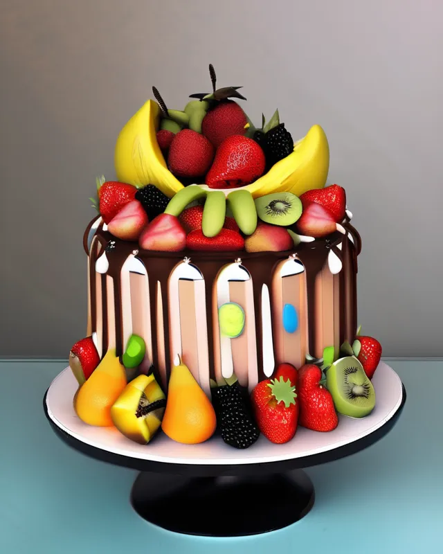 Birthday cake - Free AI Photo Generator - starryai