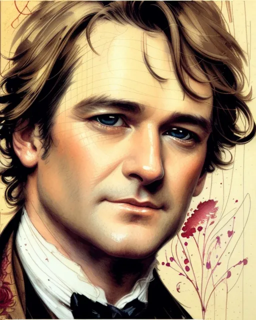 Mr Darcy, handsome, close up, intricate details, hyper detailed, Jean Baptiste Monge, Carne Griffiths, Michael Garmash, seb McKinnon, masterpiece 
