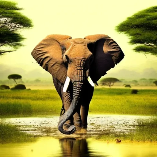 Couple of Elephants Closeup: Live Wallpaper - free download