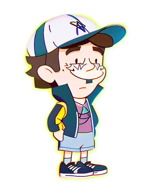 Boy from cartoon "Gravity falls"