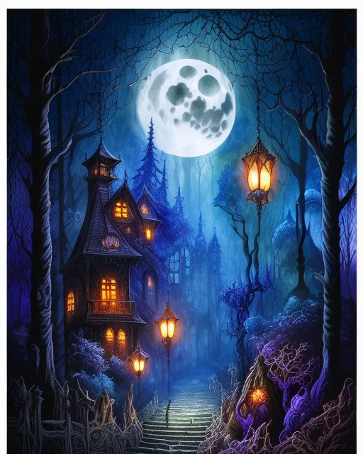 Haunted House (Profile Background) 