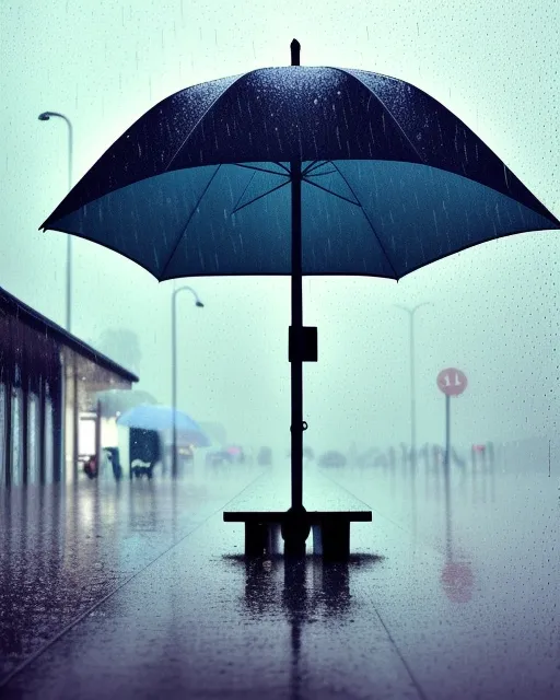 A rainy day - Free AI Photo Generator - starryai