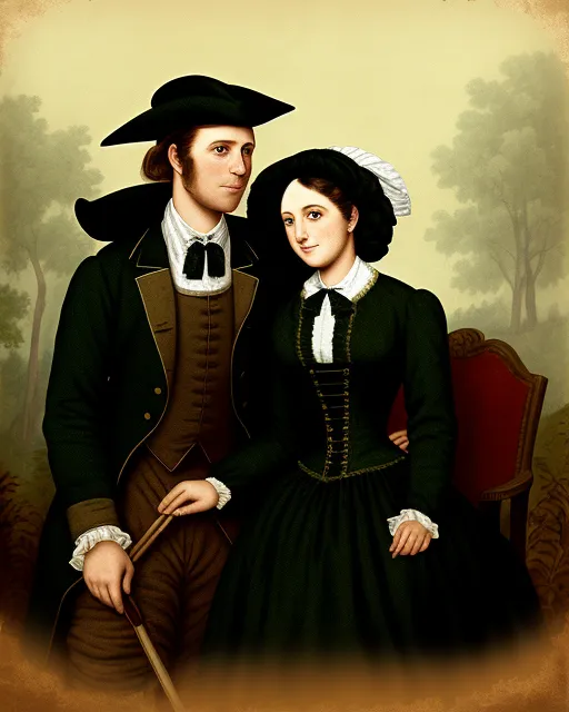 colonial era couple❤