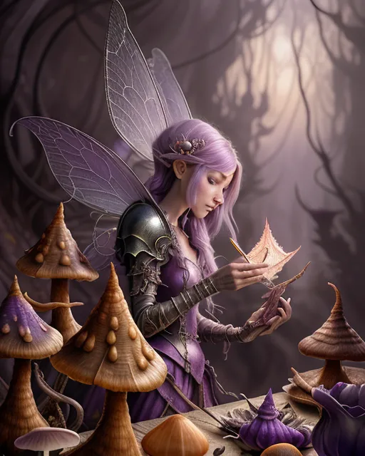 Fungus fairies - Free AI Photo Generator - starryai