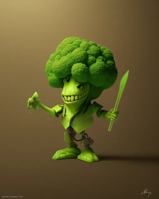 Anthropomorphic Broccoli