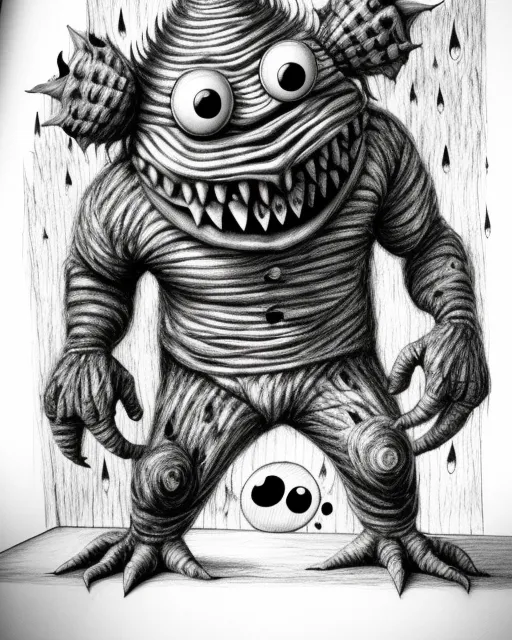 9+ Scary Drawings, Art Ideas