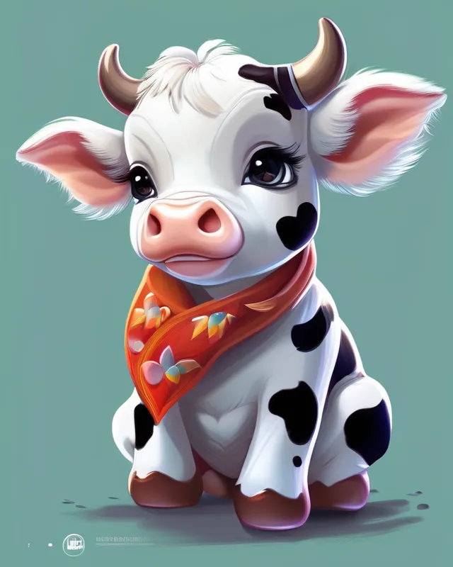 {{cute baby cow}}, {{poster art by Clayton Crane}}, featured on pixiv, hologram art, 2d game art, {{key art}}, official art, award winning digital painting, digital illustration, extreme detail, 4k, ultra hd, rococo, polished, intricate, realistic fantasy art, sharp focus, concept art, art by wlop, artgerm