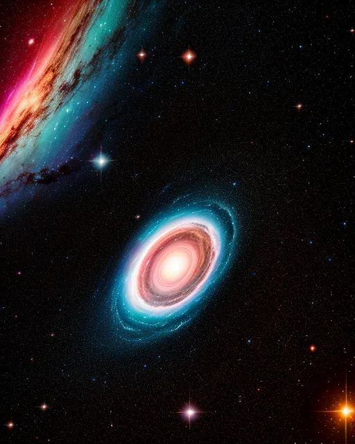 Black hole Abstract space filled - Free AI Photo Generator - starryai