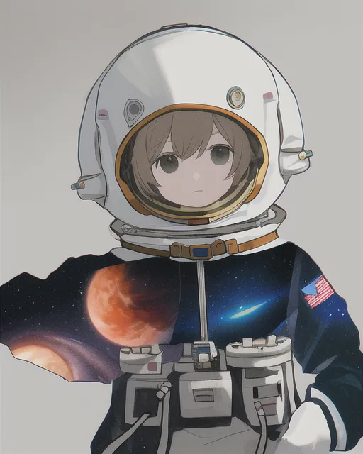 An astronaut 