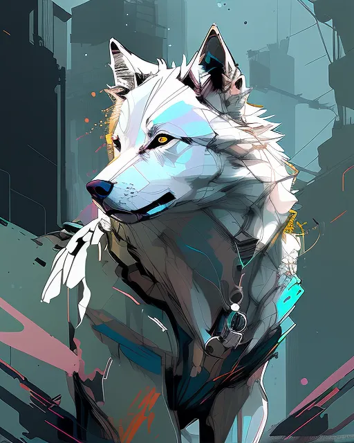 {{cute white wolf}}, {{poster art by Clayton Crane}}, featured on pixiv, hologram art, 2d game art, {{key art}}, official art, award winning digital painting, digital illustration, extreme detail, in forest, 4k, ultra hd, rococo, polished, intricate, realistic fantasy art, sharp focus, concept art, art by wlop, artgerm