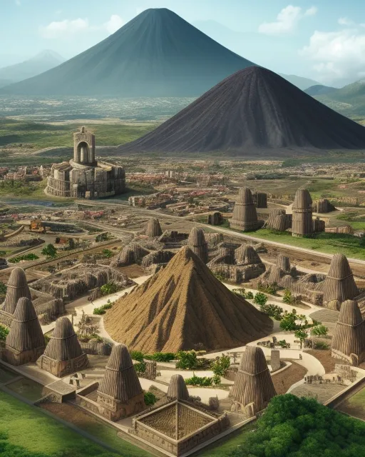 A fantasy city built side ancient - Free AI Photo Generator - starryai