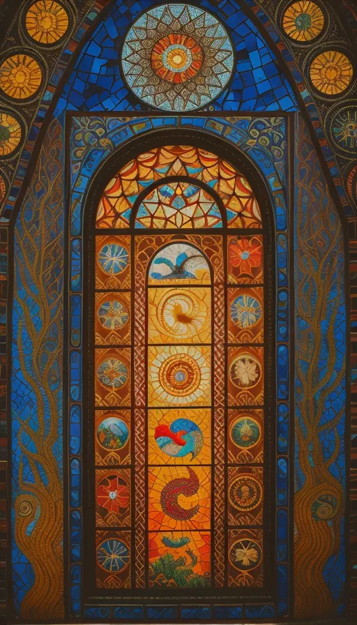 Symbols in Stained Glass