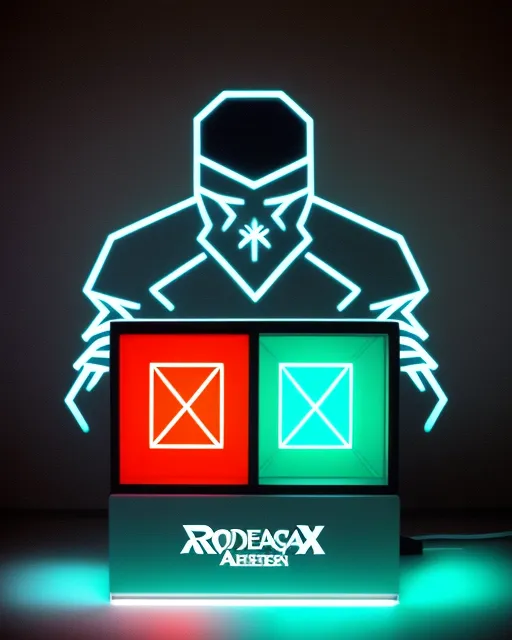 Ronald Reagan playing Vectrex assasins creed art style, hydrodipped, hypercube, side-view, OLED, origami, saturated, third person, sunlight, LED, art by peter mohrbacher, neon, smoke art