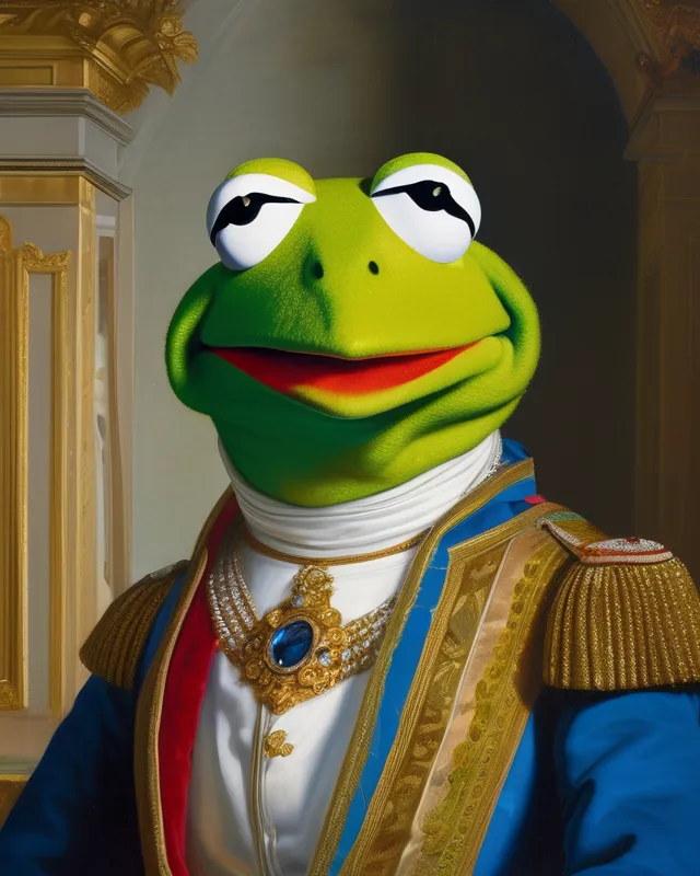 Kermit by Ingres Prompt