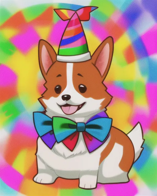 Corgi hotsell party hat