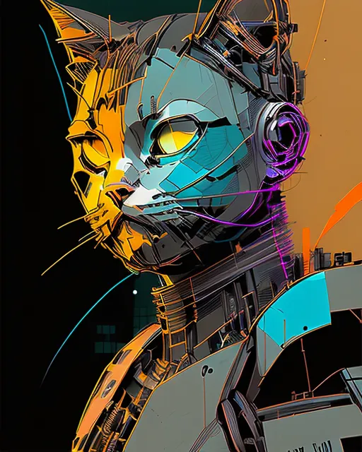 Cyberpunk Cat