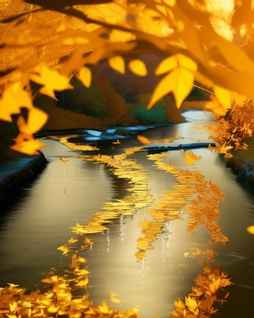 A mystic river Slightly flowing - Free AI Photo Generator - starryai