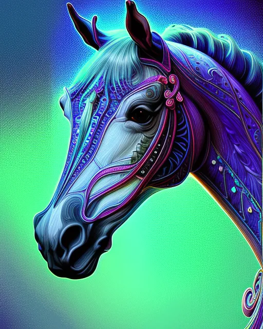 Neon Horse - Diamond Art World