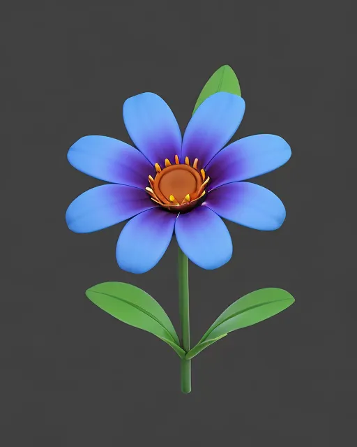 A flower blue