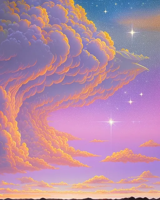 Colorful sky - Free AI Photo Generator - starryai
