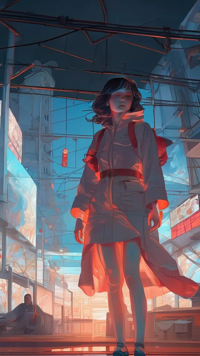 ArtStation - Surrealistic anime cyberpunk