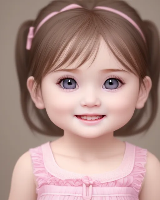 Download A sweet smile and pretty eyes – the perfect baby girl
