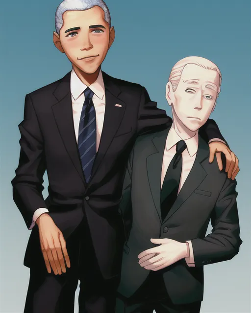 Barack Obama, Joe Biden as a marionette, the White House