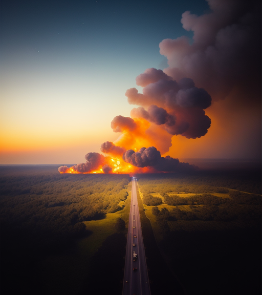 Cargo Plane Crashes Ground a Huge - Free AI Photo Generator - starryai